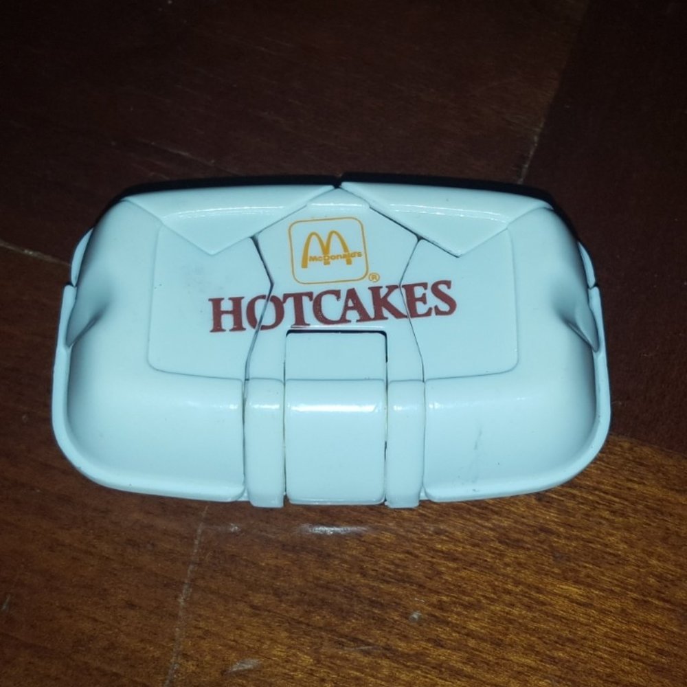 McDonalds Hotcakes Foldable Pterodactyl Happy Meal Toy From 1990
